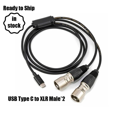 Usb C naar XLR-kabel